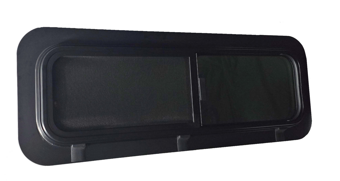 VWD BUNK4015L SE-Series Half-Slider Bunk Window — Driver Side, 40″ × 15″ With Built-in Fly Screen