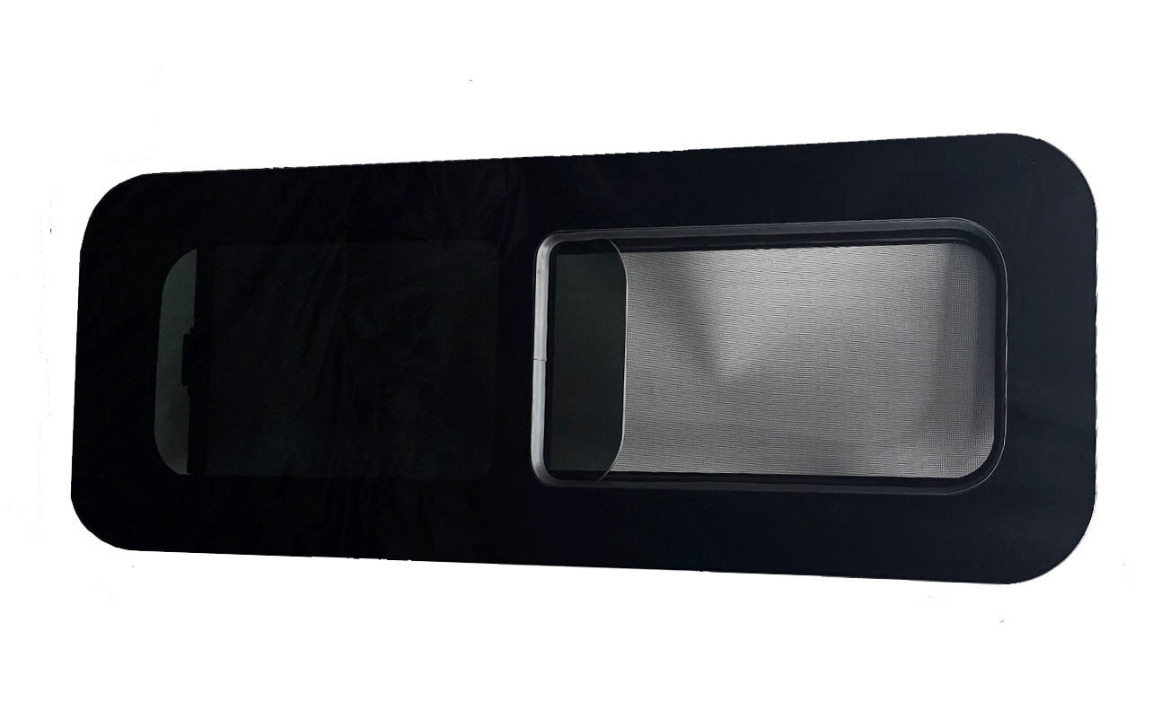 VWD BUNK4015L SE-Series Half-Slider Bunk Window — Driver Side, 40″ × 15″ With Built-in Fly Screen