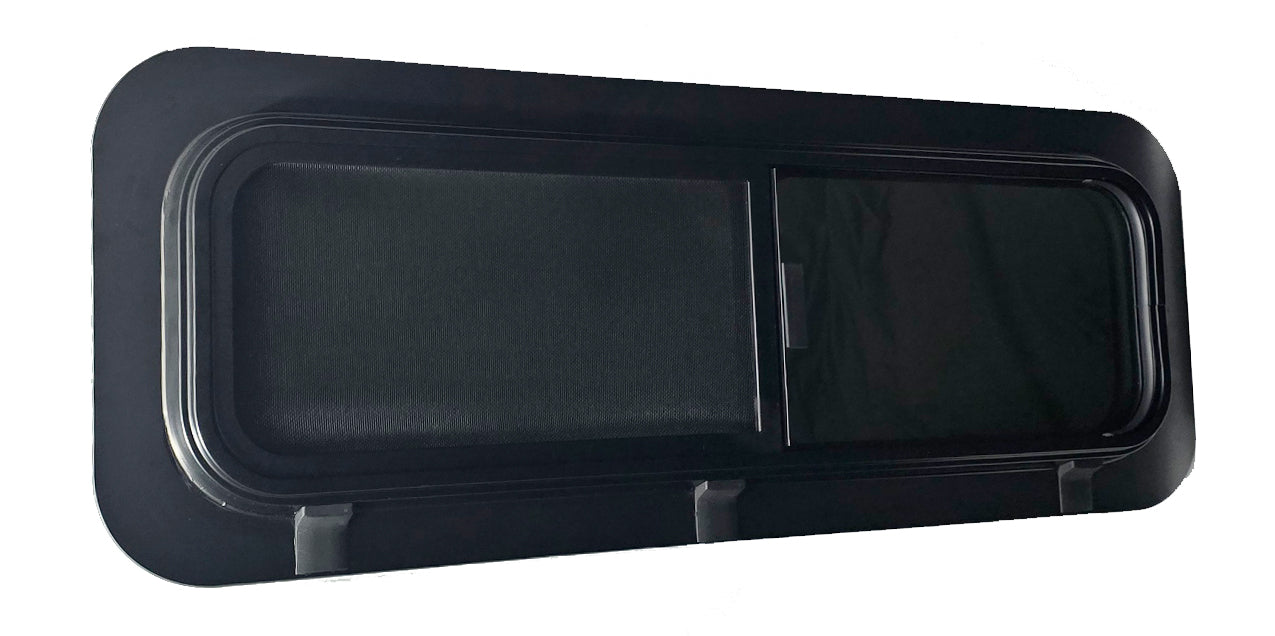 VWD BUNK4015L SE-Series Half-Slider Bunk Window — Driver Side, 40″ × 15″ With Built-in Fly Screen