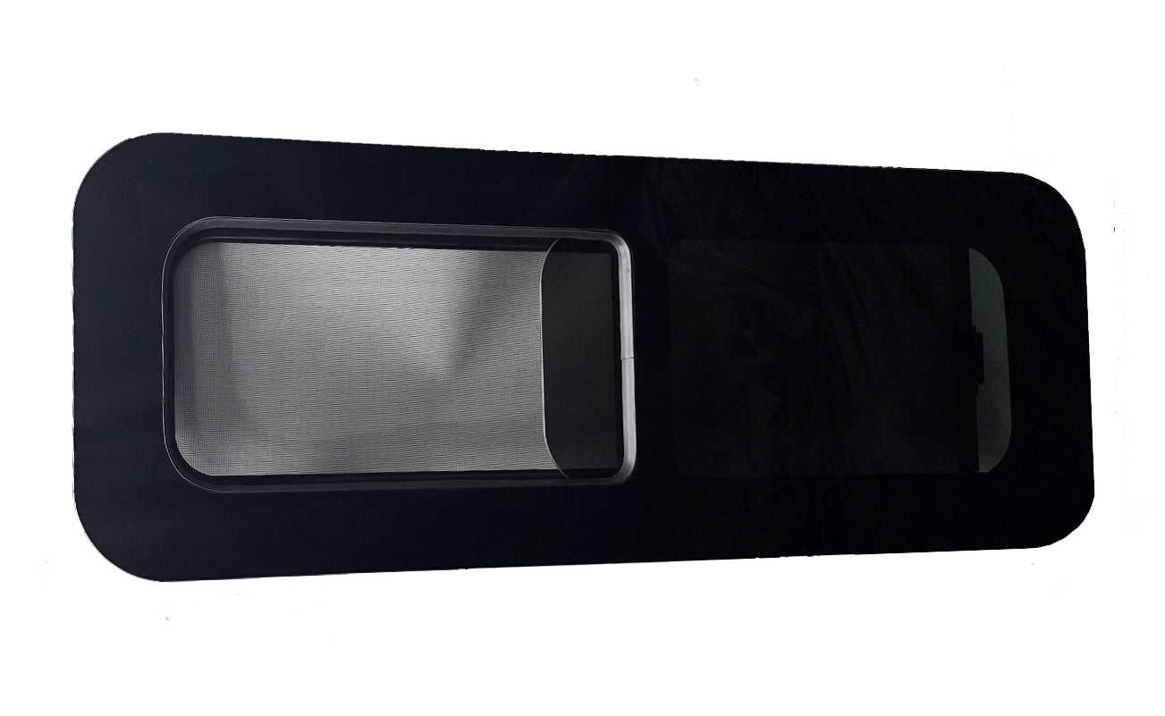 VWD BUNK4015R SE-Series Half-Slider Bunk Window — Passenger Side, 40″ × 15″ With Built-in Bug Screen