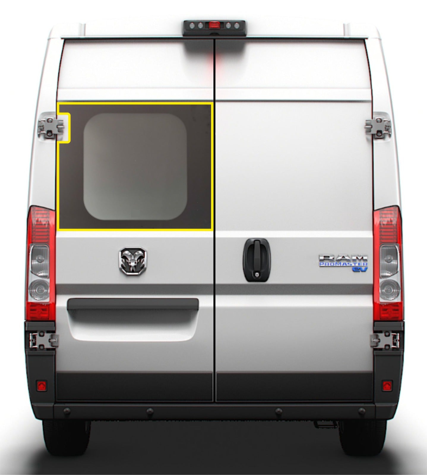 VWD RL314-F Solid Fixed Glass Window — Driver-Side Rear Cargo Door, RAM ProMaster 2014+