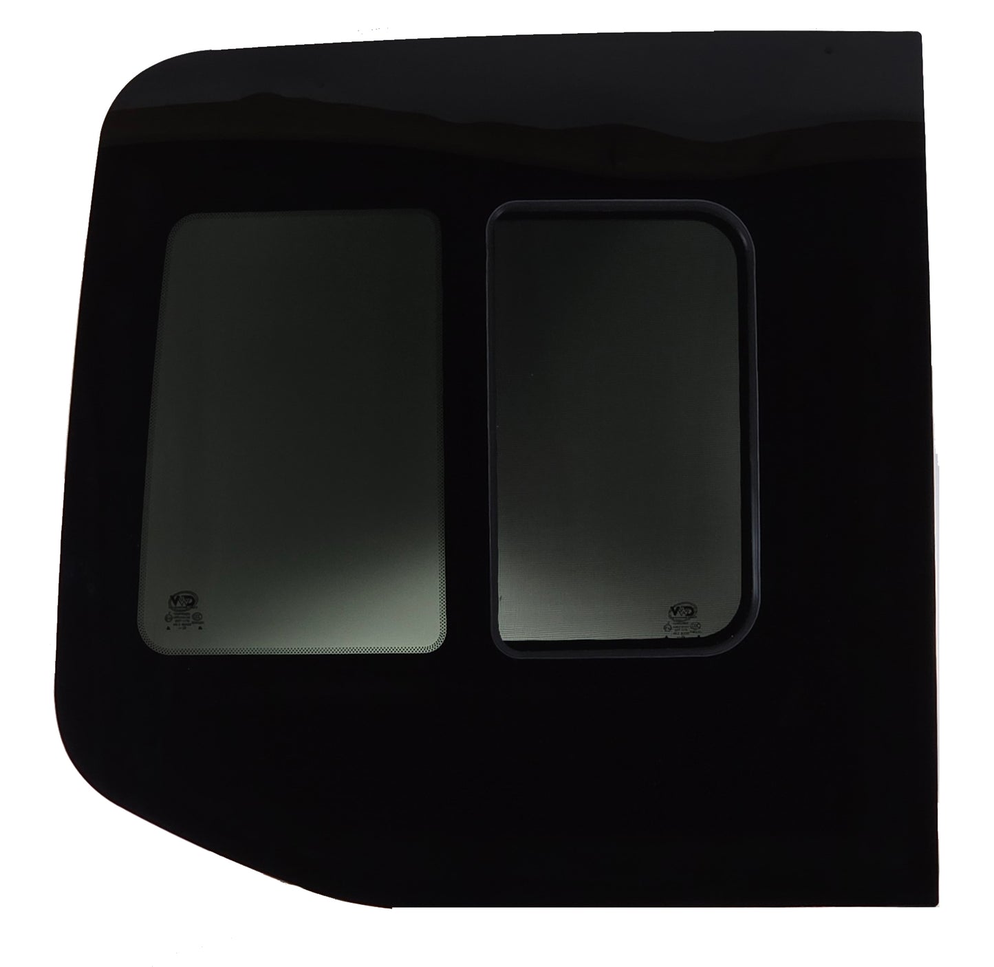 VWD SL119-SE Mercedes Sprinter Driver Side Rear Cargo Door Sliding Window with Built-in Bug Screen (2019-2025)