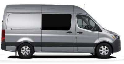 VWD SR101-F Solid Fixed Glass Window — Passenger-Side Sliding Door, Mercedes-Benz Sprinter (2007+)