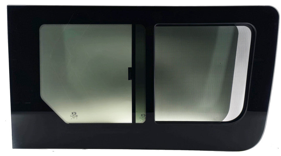 VWD SR101-SE Mercedes Sprinter Passenger Side Sliding Window with Fly Screen (2007+)