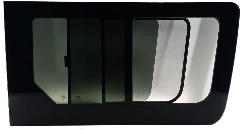VWD SR101-SE Mercedes Sprinter Passenger Side Sliding Window with Fly Screen (2007+)