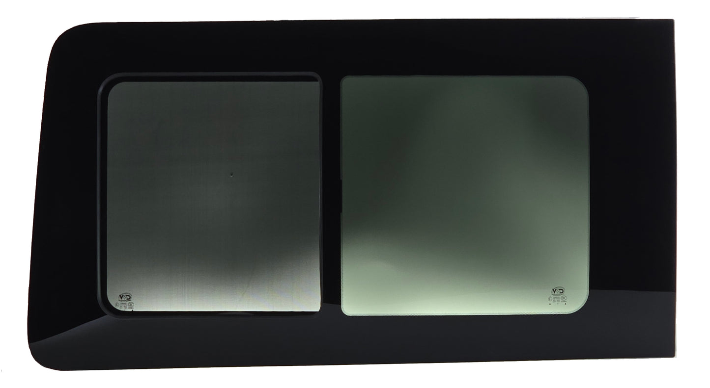 VWD TL201-SE SE-Series Sliding Van Window — Driver-Side Forward, Ford Transit (High / Medium Roof)