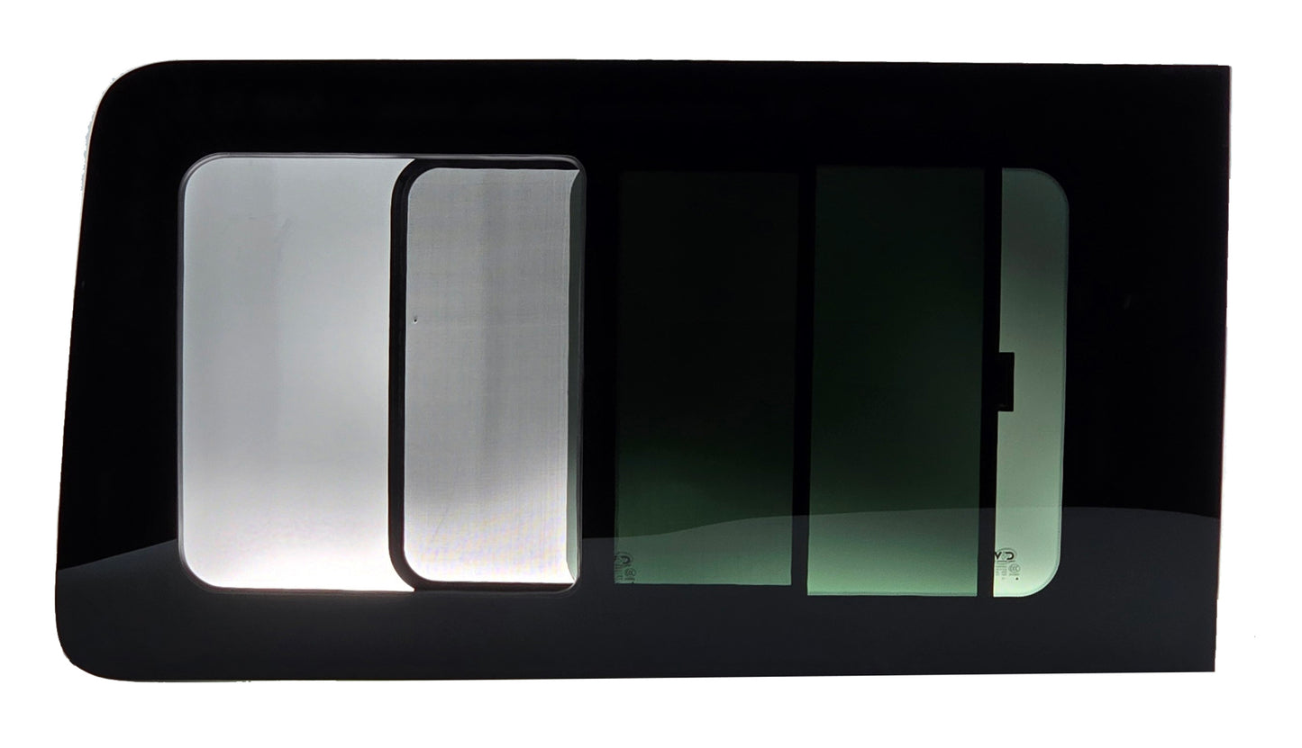 VWD TL201-SE SE-Series Sliding Van Window — Driver-Side Forward, Ford Transit (High / Medium Roof)