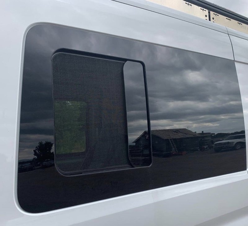 VWD TL201-SE SE-Series Sliding Van Window — Driver-Side Forward, Ford Transit (High / Medium Roof)