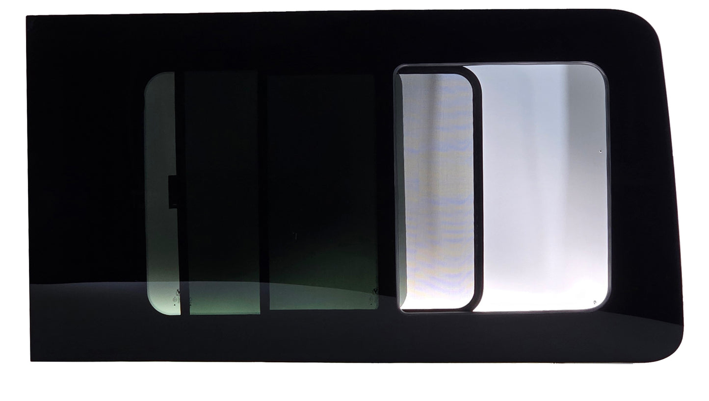 VWD TR201-SE SE-Series Sliding Van Window — Passenger-Side Sliding Door, Ford Transit (High / Medium Roof)