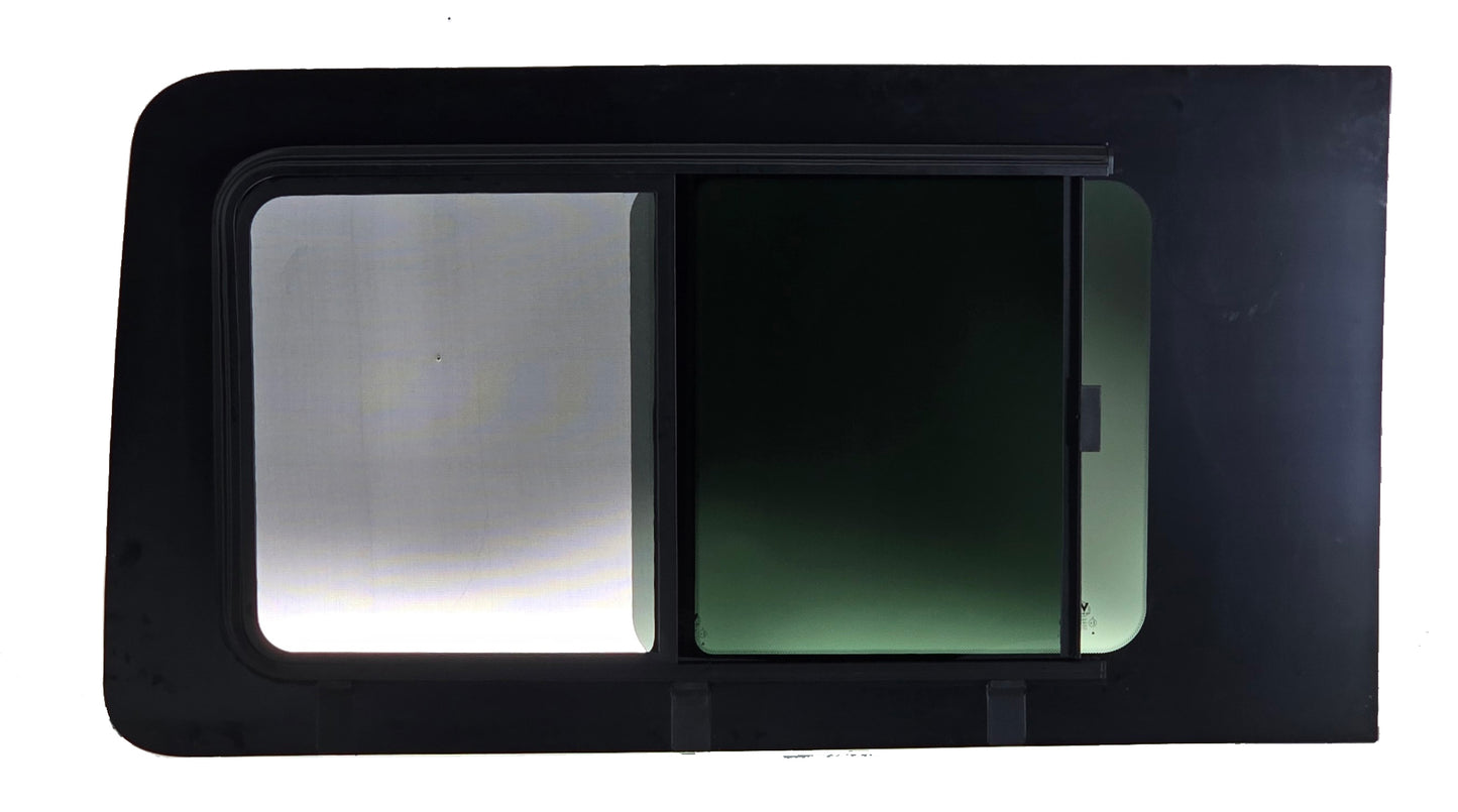 VWD TR201-SE SE-Series Sliding Van Window — Passenger-Side Sliding Door, Ford Transit (High / Medium Roof)