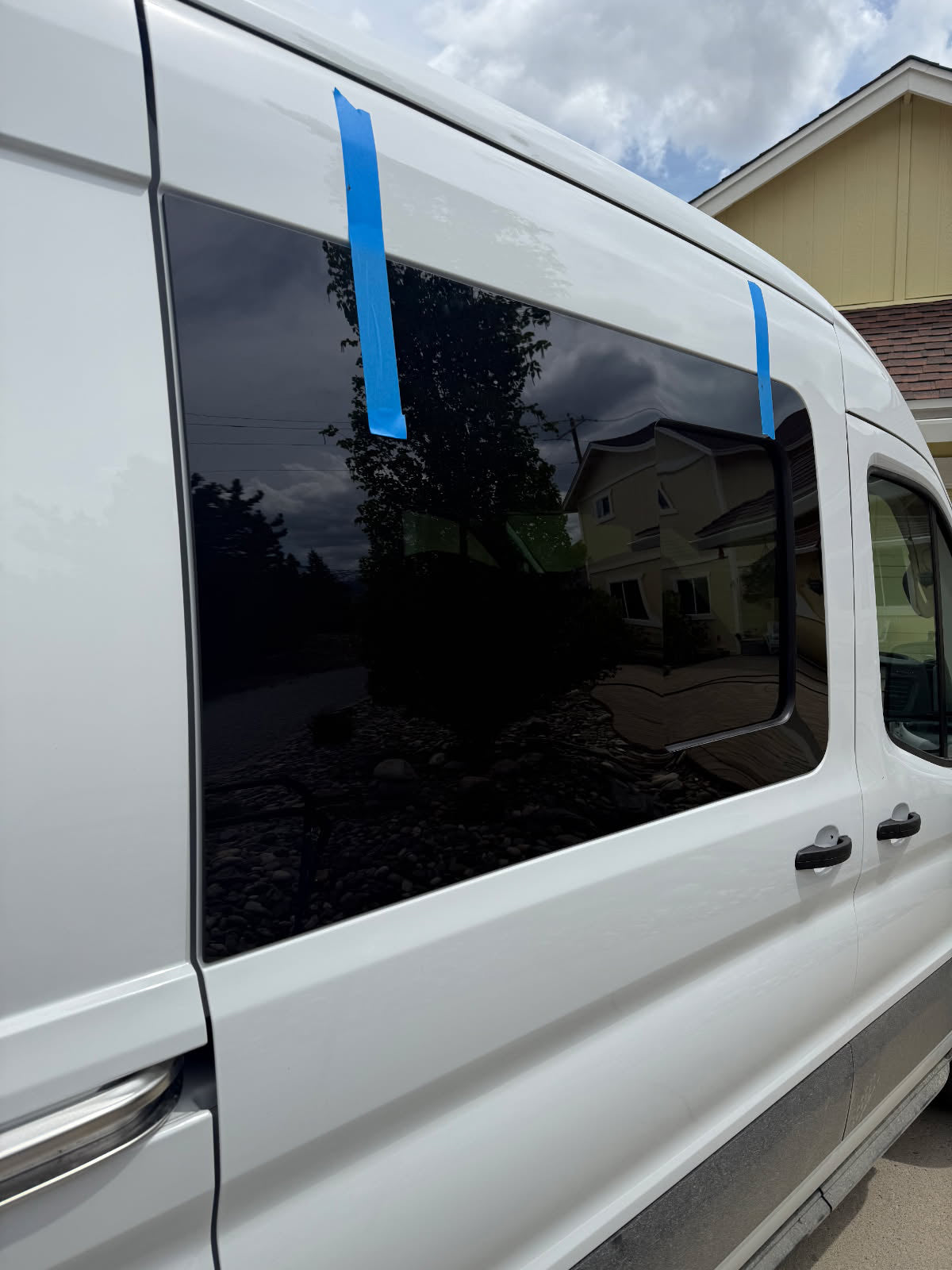 VWD TR201-SE SE-Series Sliding Van Window — Passenger-Side Sliding Door, Ford Transit (High / Medium Roof)