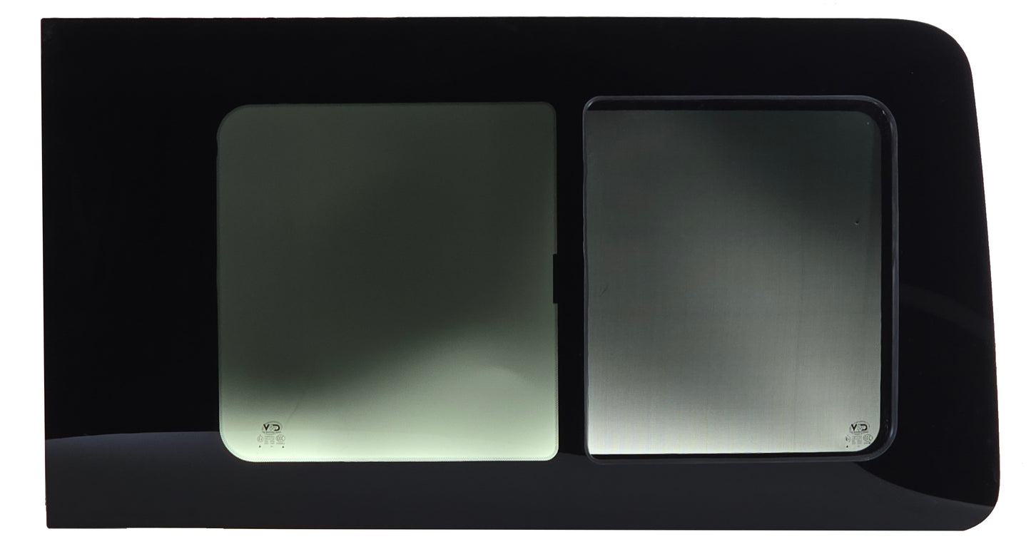 VWD TR201-SE SE-Series Sliding Van Window — Passenger-Side Sliding Door, Ford Transit (High / Medium Roof)