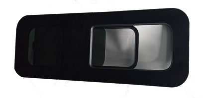 VWD BUNK4015L SE-Series Half-Slider Bunk Window — Driver Side, 40″ × 15″ With Built-in Fly Screen
