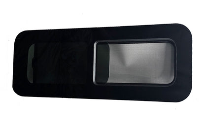 VWD BUNK4015L SE-Series Half-Slider Bunk Window — Driver Side, 40″ × 15″ With Built-in Fly Screen