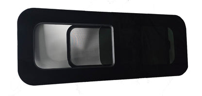 VWD BUNK4015R SE-Series Half-Slider Bunk Window — Passenger Side, 40″ × 15″ With Built-in Bug Screen