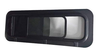VWD BUNK4015R SE-Series Half-Slider Bunk Window — Passenger Side, 40″ × 15″ With Built-in Bug Screen