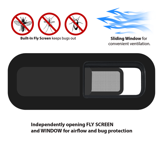 UNIVERSAL PASSENGER SIDE SLIDING BUNK WINDOW 25.5″ x 9.8″ WITH FLY SCREEN
