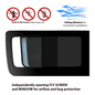 Mercedes Sprinter Driver Side First Sliding Window With Fly Screen