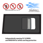 Mercedes Sprinter Passenger Side Middle Sliding Window With Fly Screen
