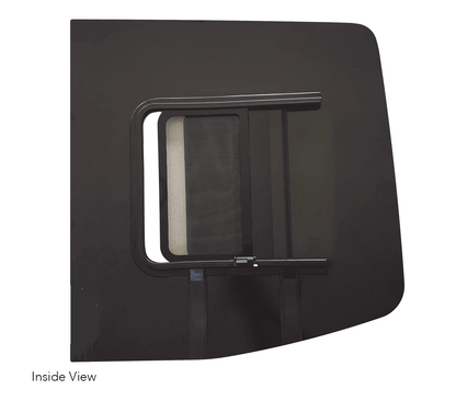 Mercedes Sprinter Driver Side Sliding Rear Cargo Door Window With Fly Screen for 2019-2025 Models