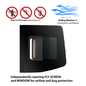 Mercedes Sprinter Passenger Side Sliding Rear Cargo Door Window With Fly Screen for 2019-2025 Models