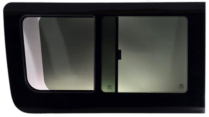 VWD SL101-SE — Driver Side Forward Slider Window for Mercedes Sprinter (2007-Present) With Integrated Fly Screen