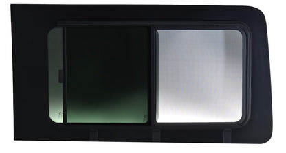 VWD TL201-SE SE-Series Sliding Van Window — Driver-Side Forward, Ford Transit (High / Medium Roof)
