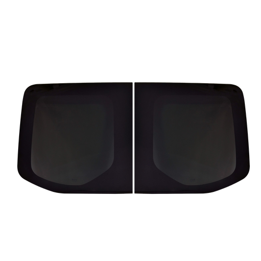 Mercedes Sprinter Cargo Van Rear Cargo Doors Fixed Windows Glass (for both sides) for 2019-2025 Models - Privacy Tinted