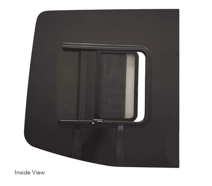 Mercedes Sprinter Passenger Side Sliding Rear Cargo Door Window With Fly Screen for 2019-2025 Models