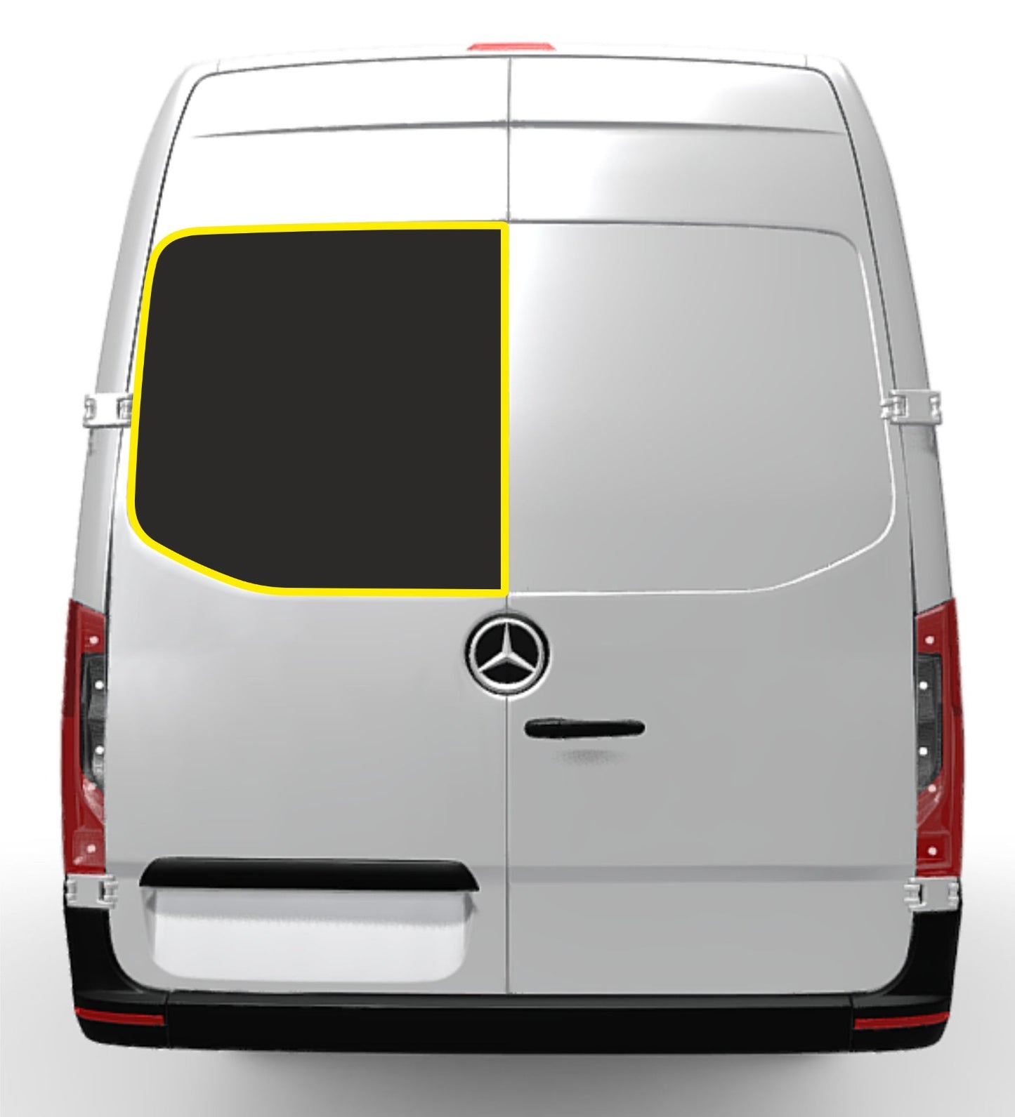 VWD SL119-F Mercedes Sprinter Driver Side Rear Cargo Door Fixed Window (2019-2025)