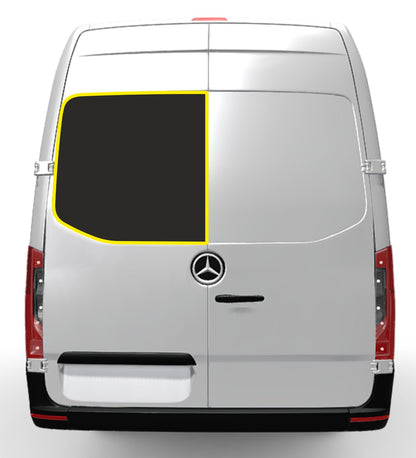 VWD SL119-F Mercedes Sprinter Driver Side Rear Cargo Door Fixed Window (2019-2025)