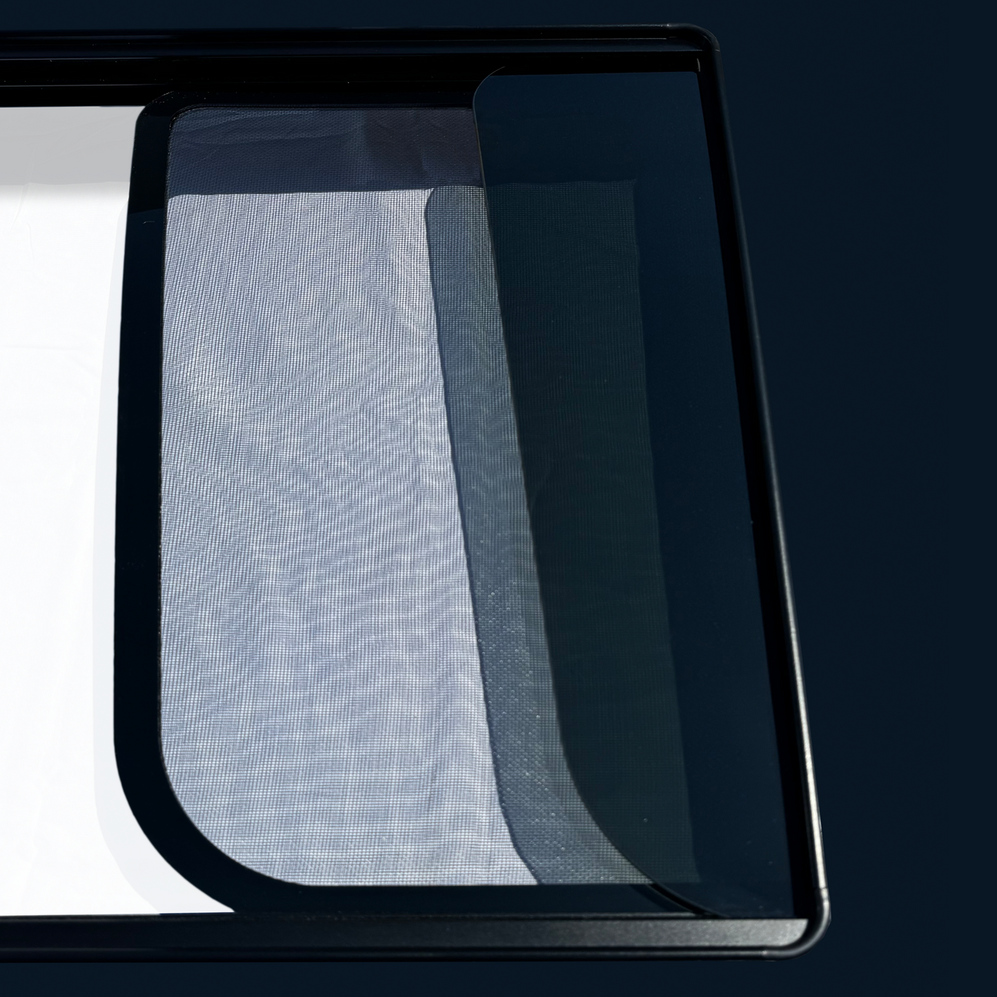 Mercedes Sprinter Driver Side Middle Sliding Window With Fly Screen